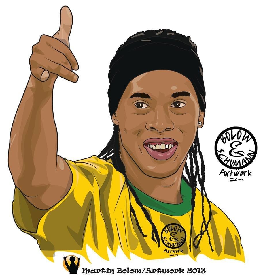 Роналдиньо портрет