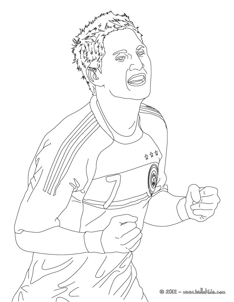 Раскраска Кристиано Роналдо