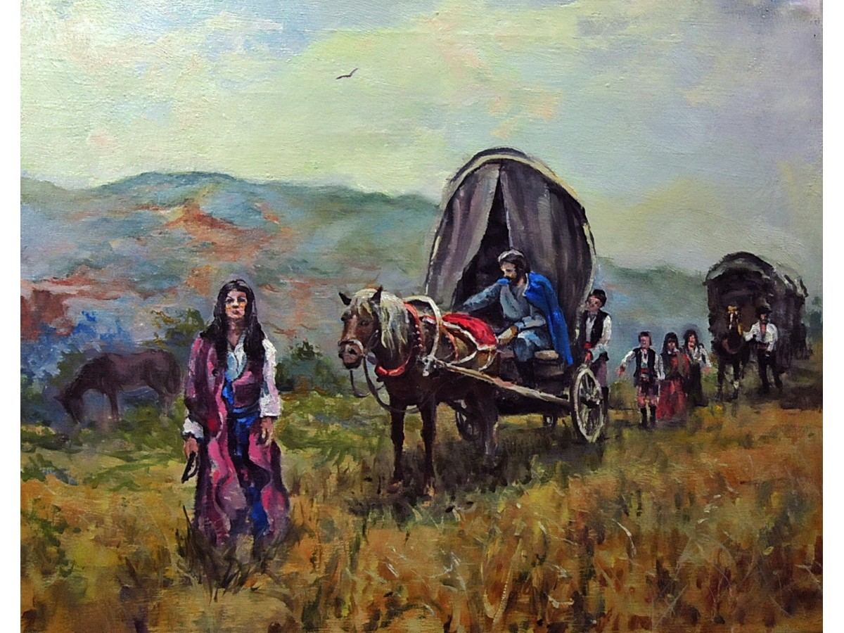 Цыганский табор" Маковский