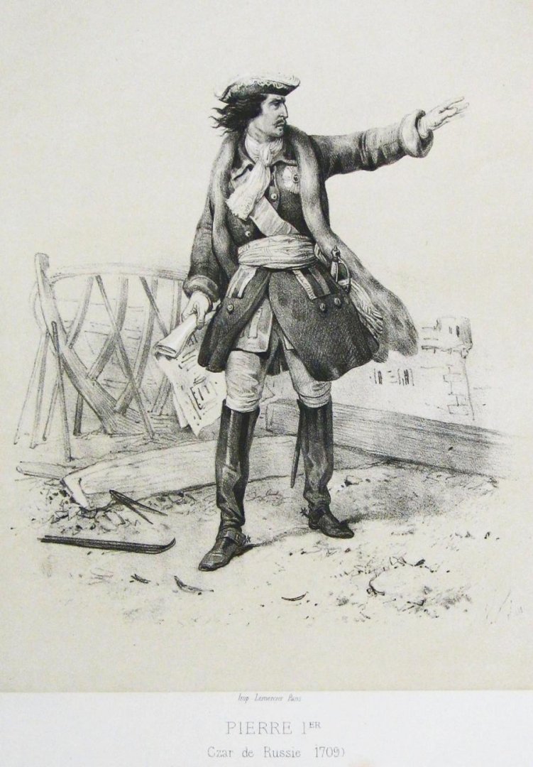 Петр 1 подписывает