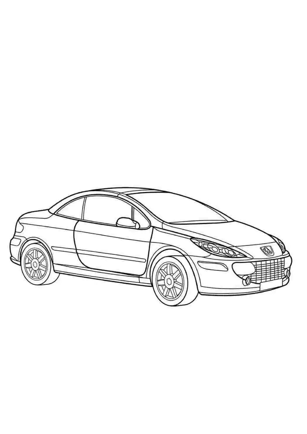 Раскраска Рено Сандеро степвей