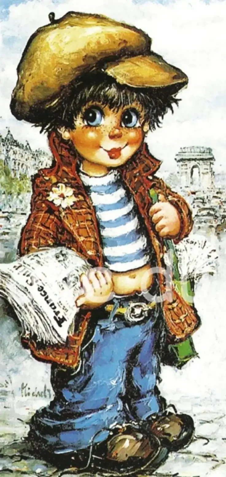 Гаврош Виктор Гюго иллюстрации