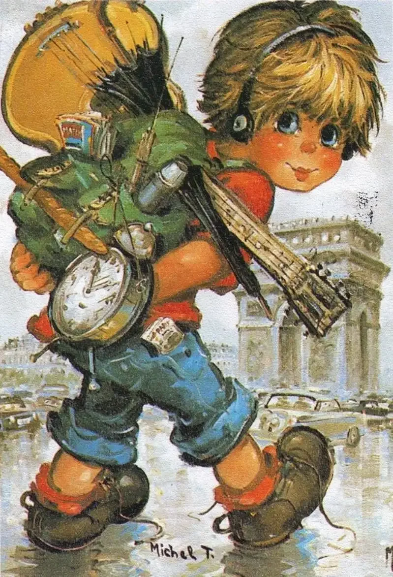 Французский художник Мишель Томас. Гаврош.