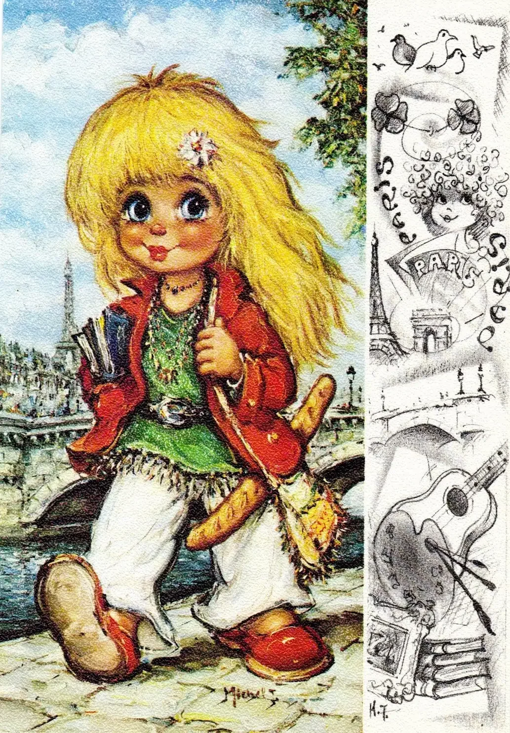 Французский художник Мишель Томас. Гаврош.