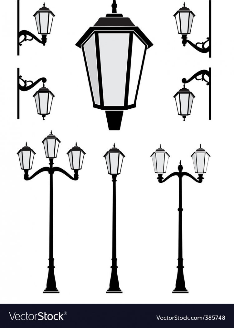 Стилизация уличных фонарей