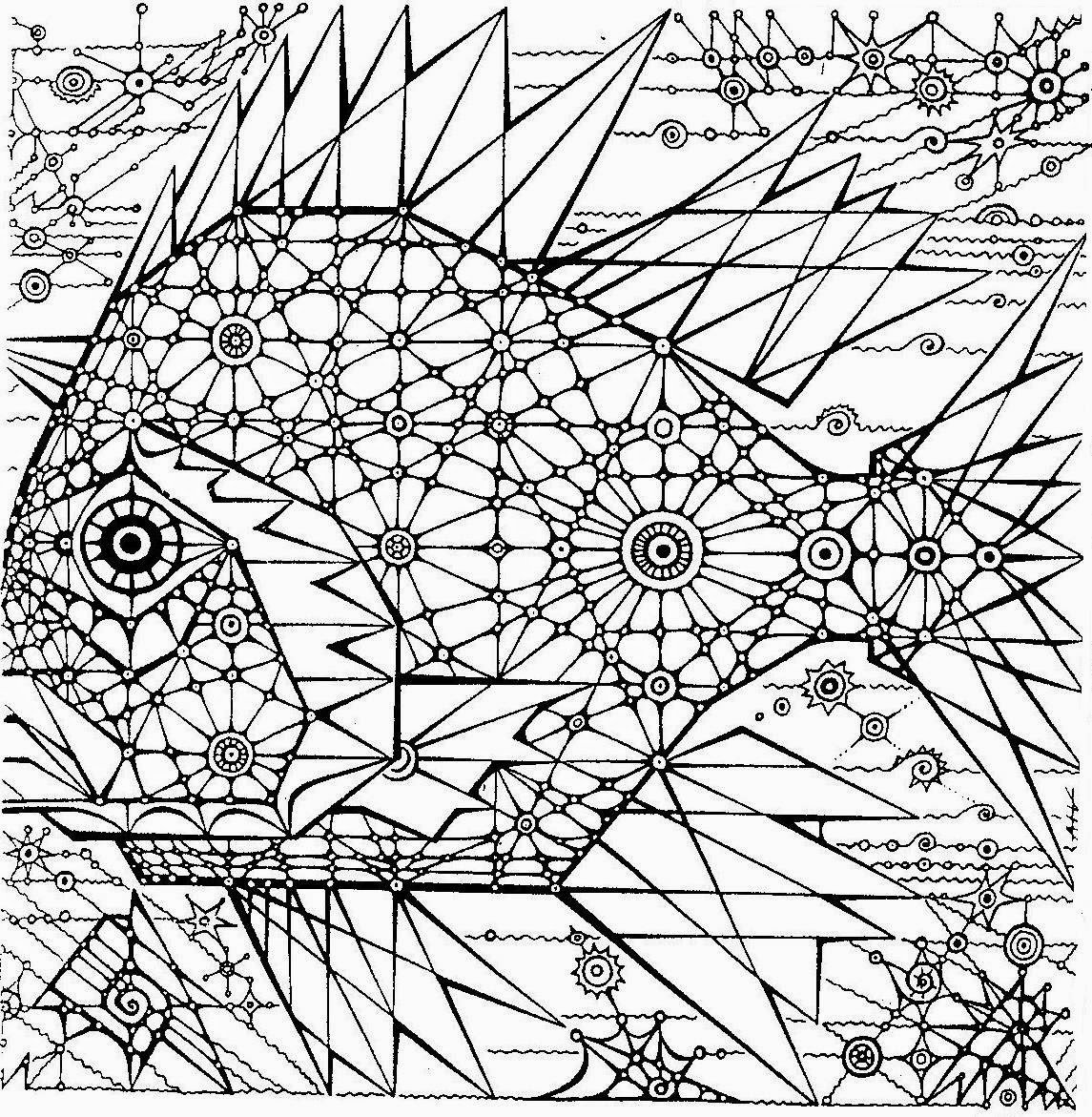 Фракталы для раскрашивания