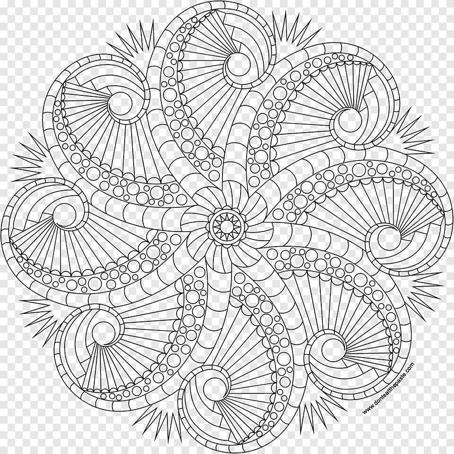 Фракталы для раскрашивания