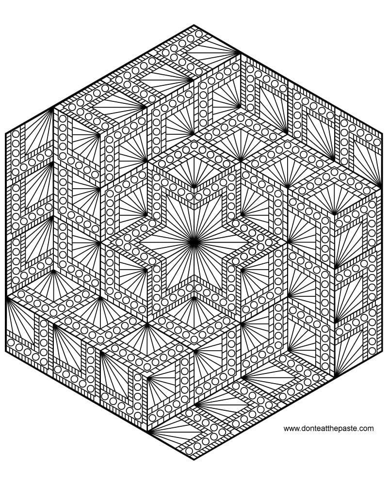 Шестиугольная Мандала