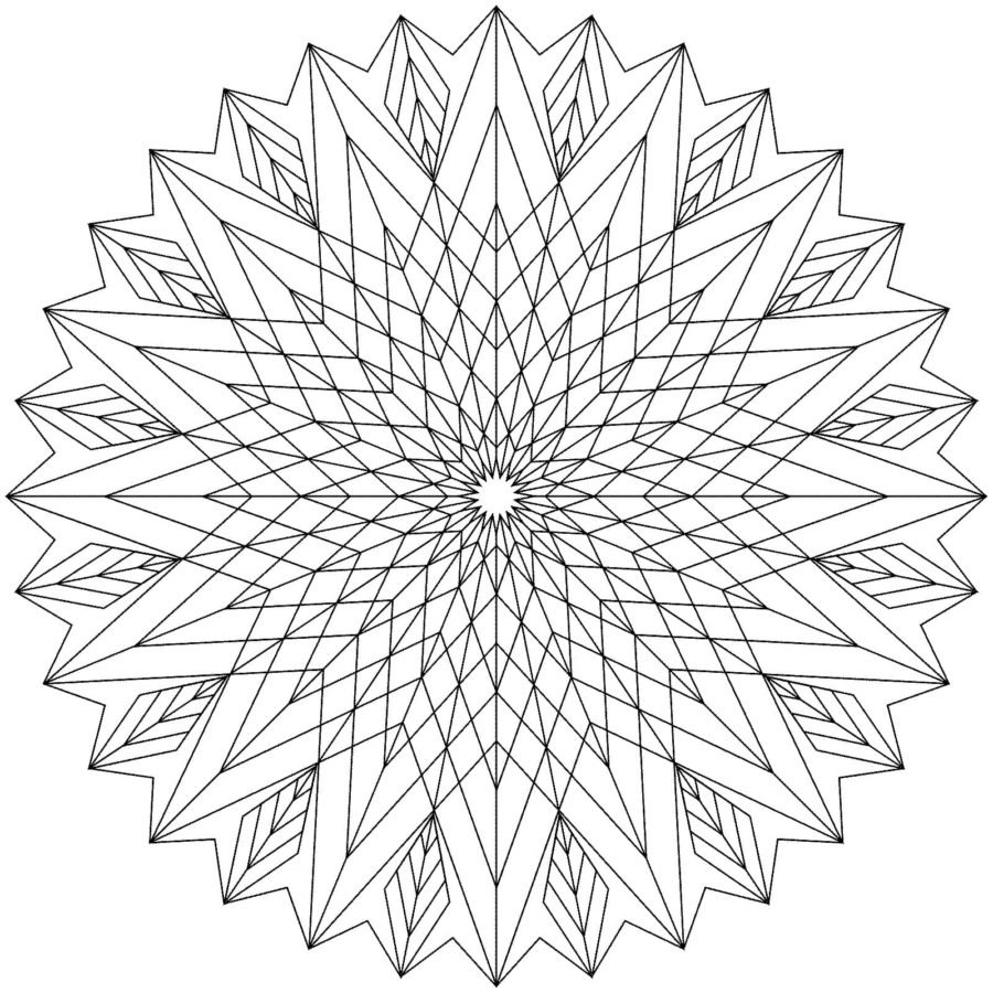 Мандала Геометрическая