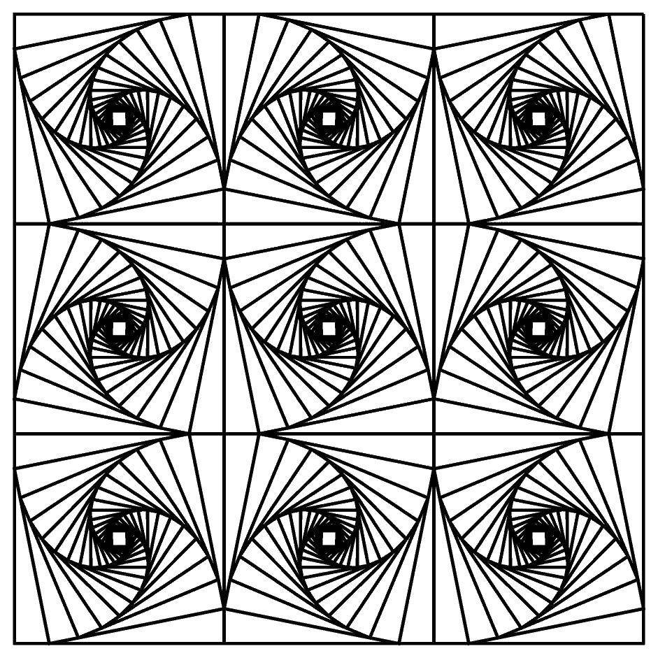 Сложный геометрический орнамент