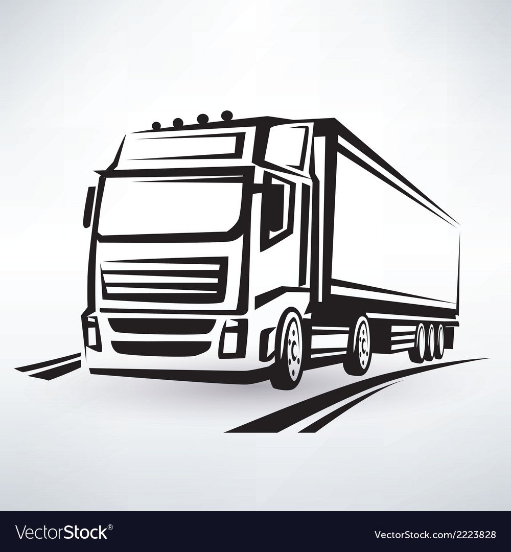 Грузовик Скания вектор