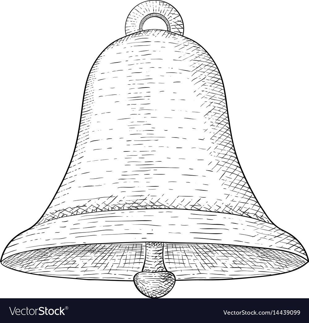 Колокол раскраска для детей