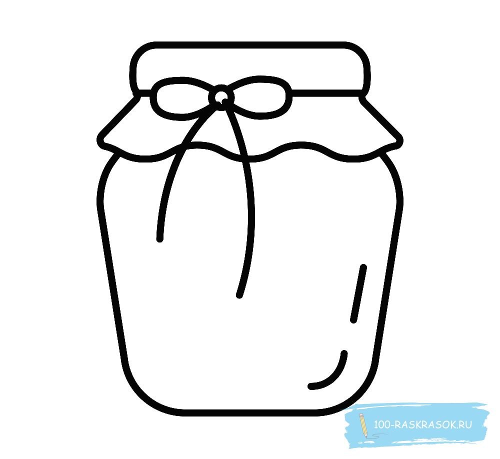 Банка раскраска для детей
