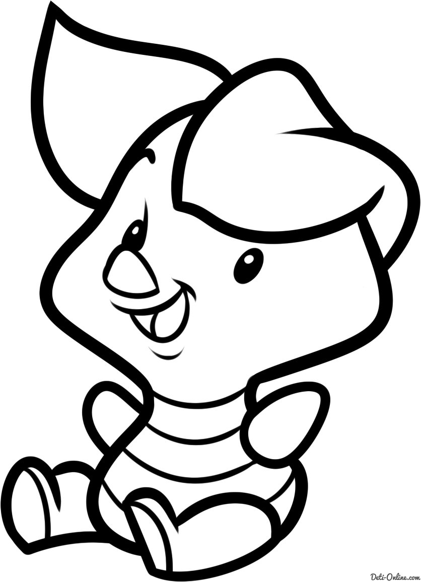 Поросенок Чуня раскраска