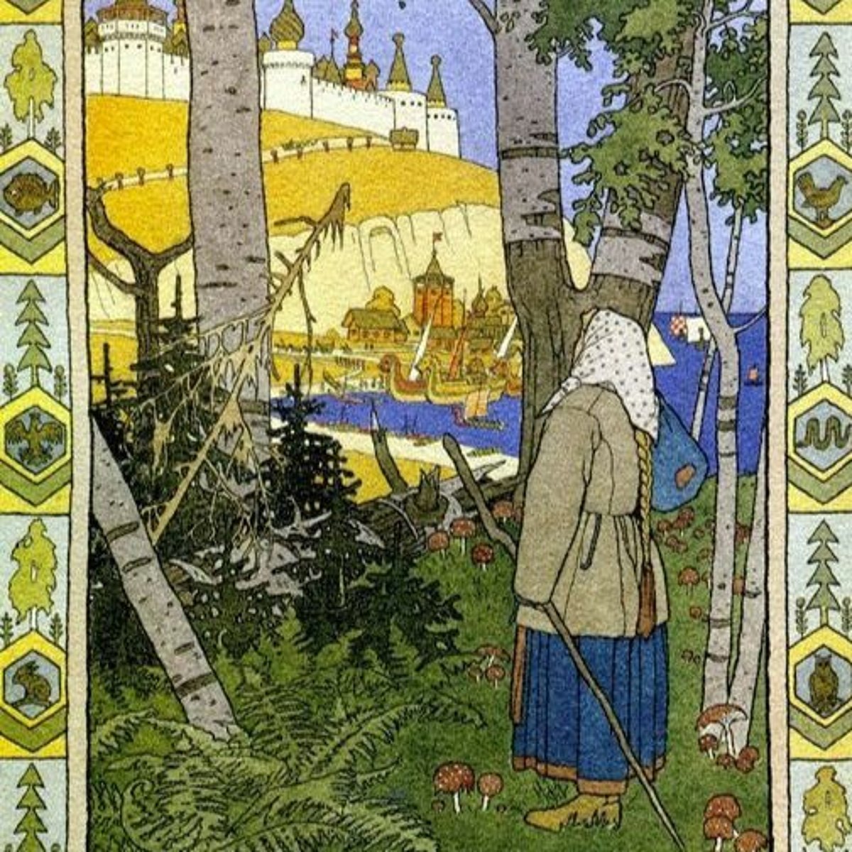 Иллюстрации к сказкам черно белые