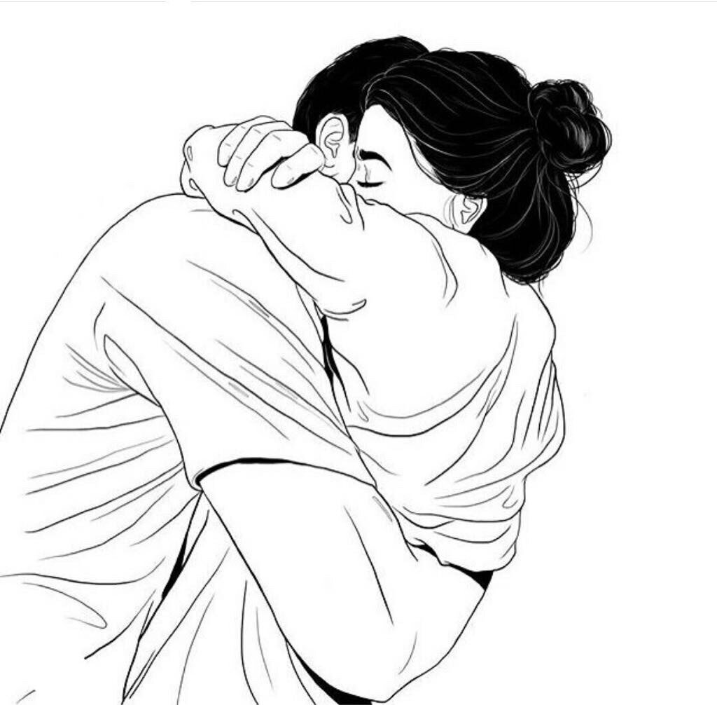 Раскраски обнимашки