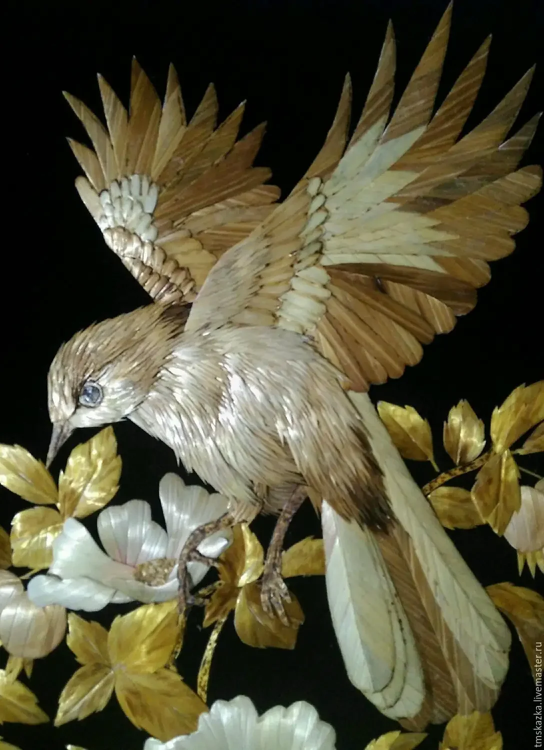 Птицы из соломки