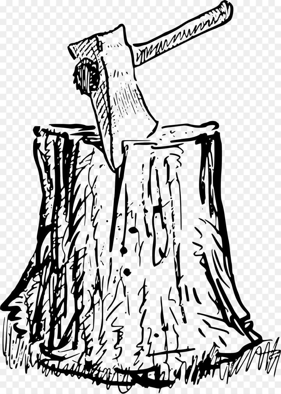 Топор в пеньке