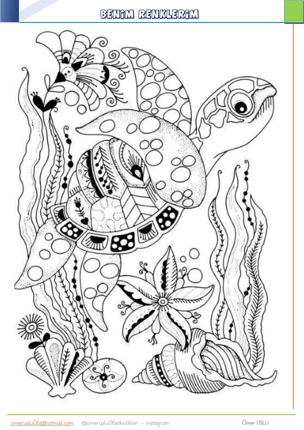 Раскраска антистресс Затерянный океан