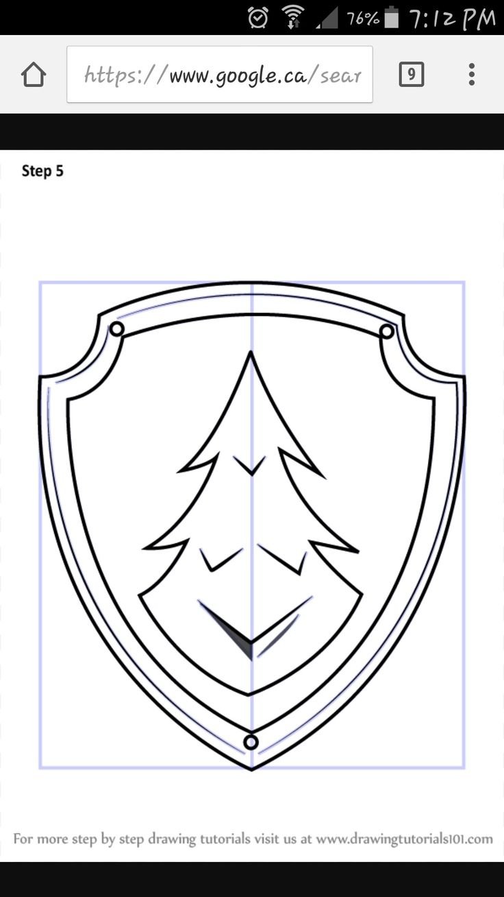 Щенячий патруль чёрно белое