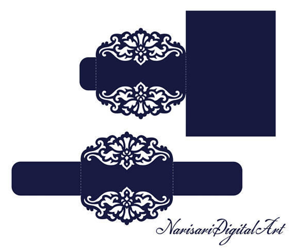 Приглашение трафарет