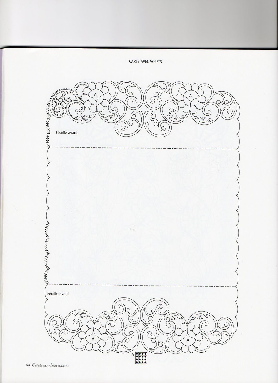 Трафареты кружевные для конвертов