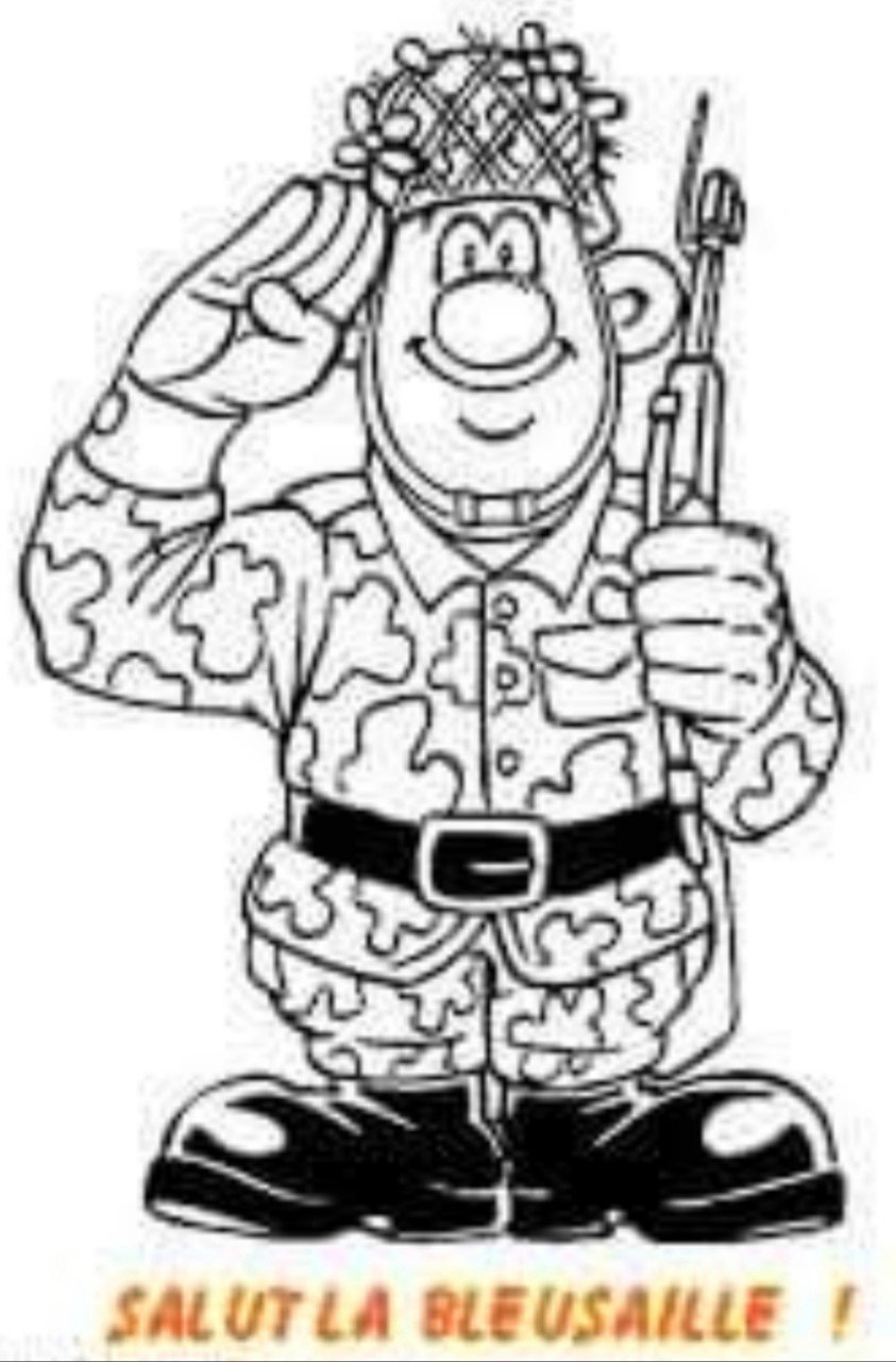 Раскраска армия