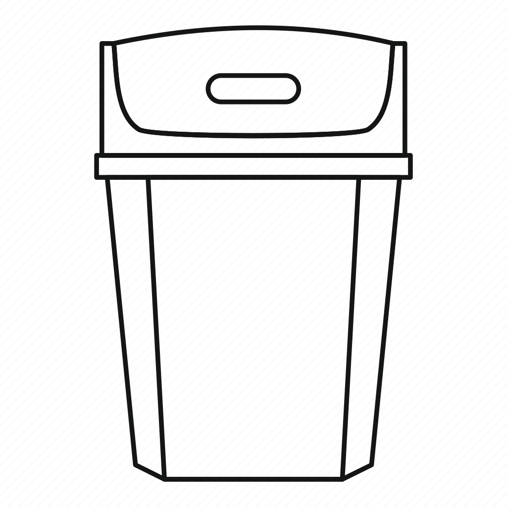 Контейнер для мусора раскрасить