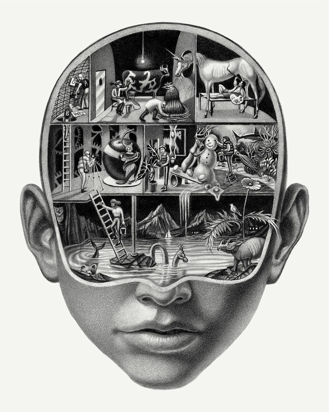 Фантазия в голове