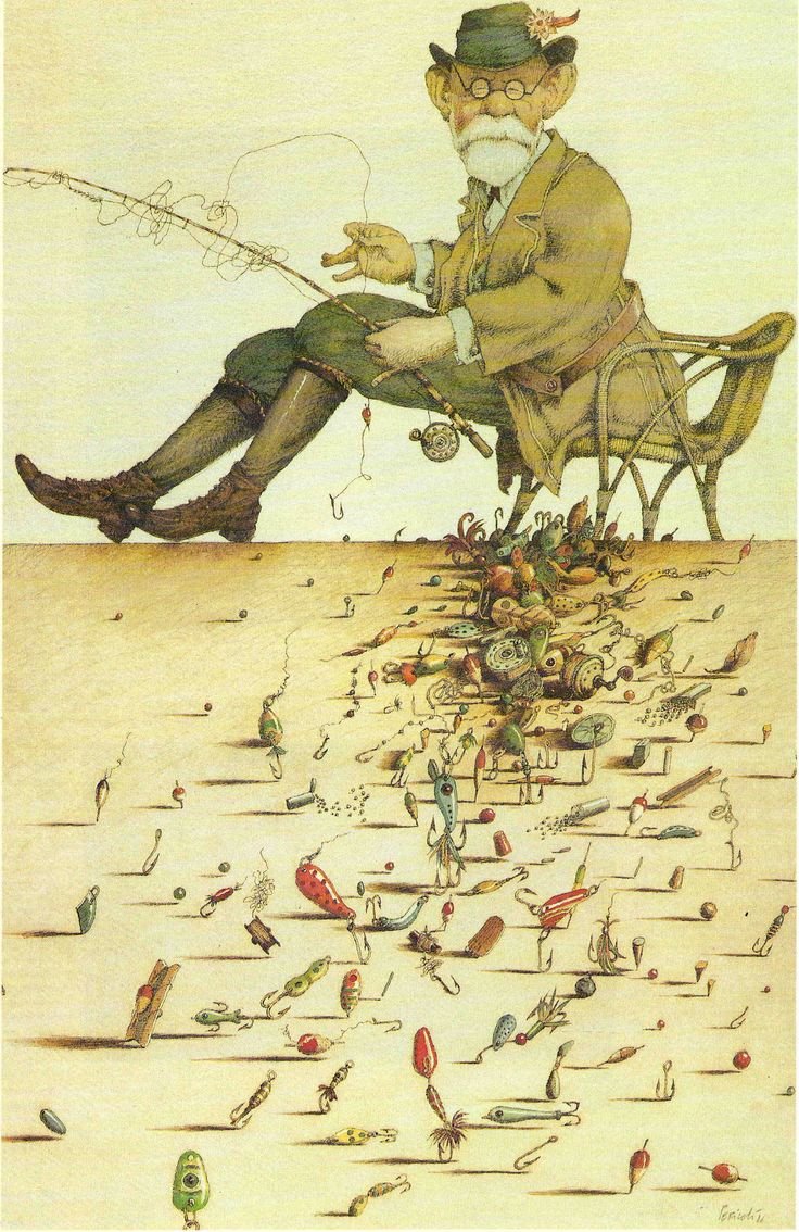 Человек на кушетке у психолога