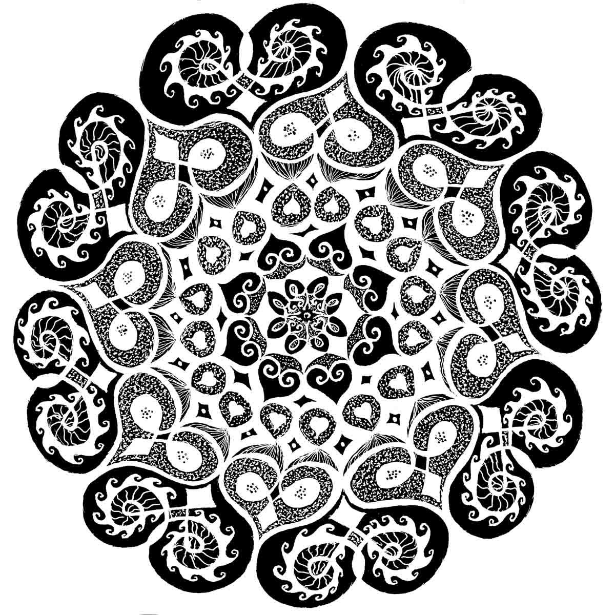 Фон грузинский узор