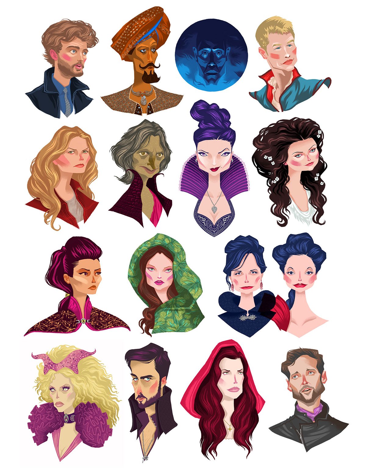 Однажды в сказке герои