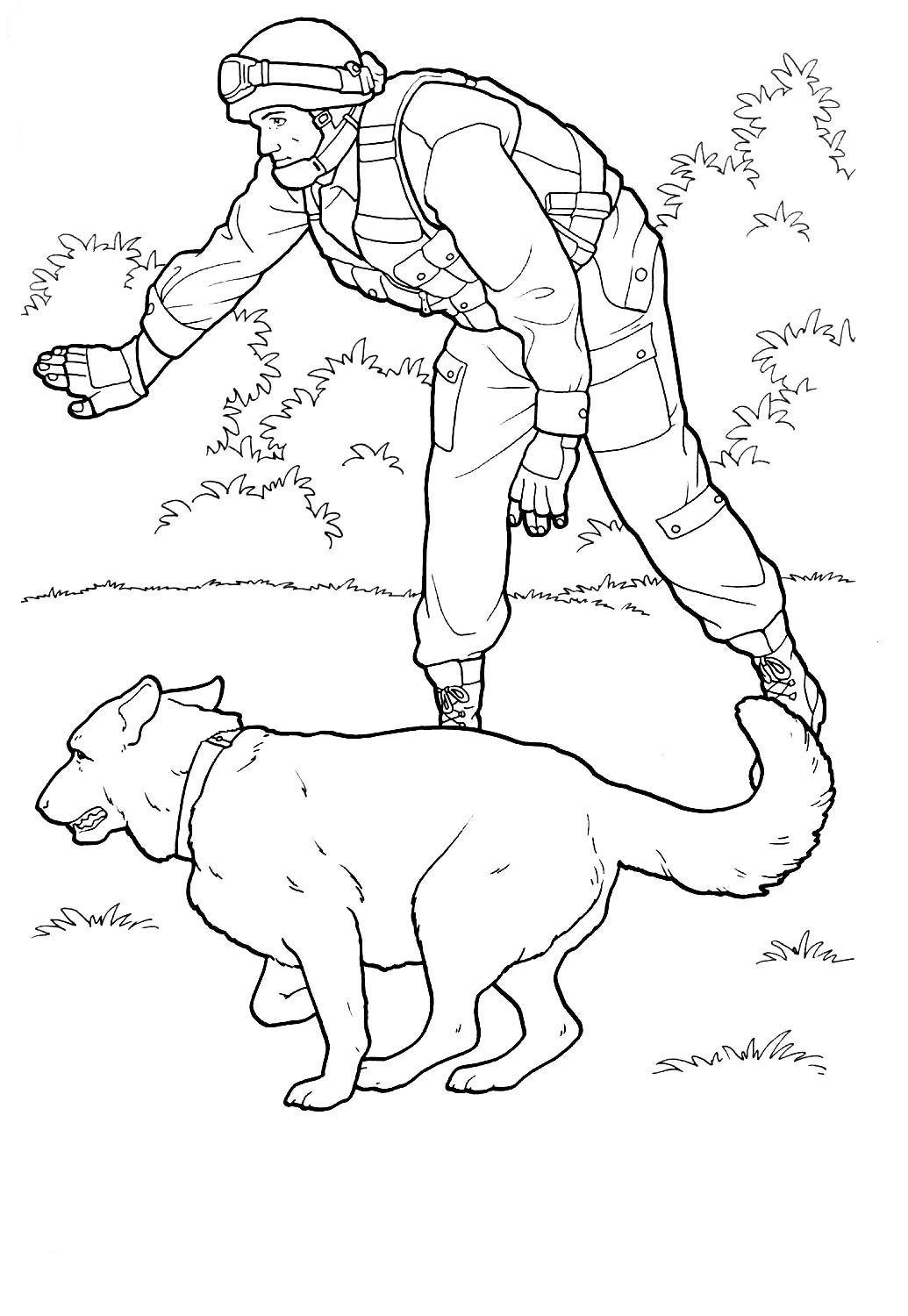 Пограничник рисунок