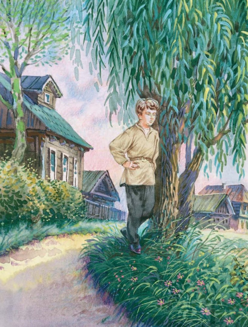 Иллюстрации к произведениям Есенина о природе