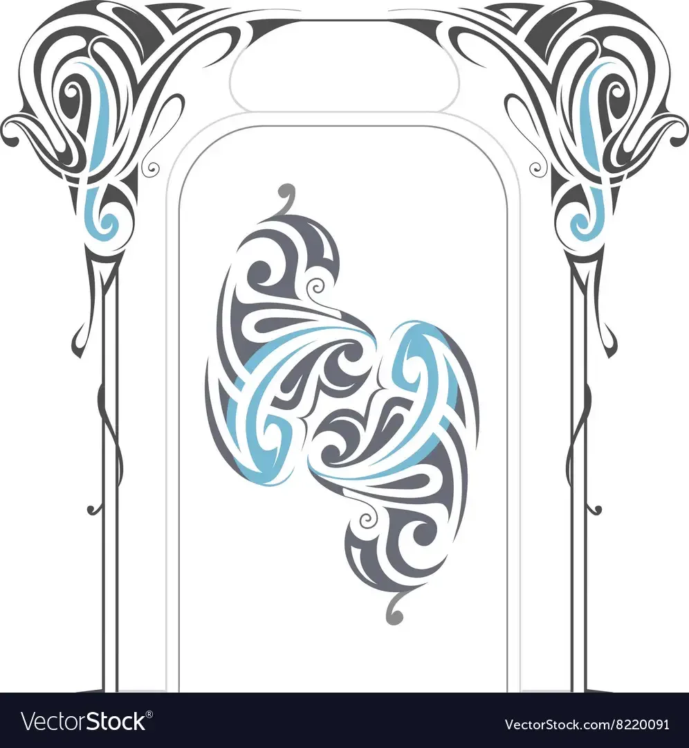 Модерн орнамент анималистический