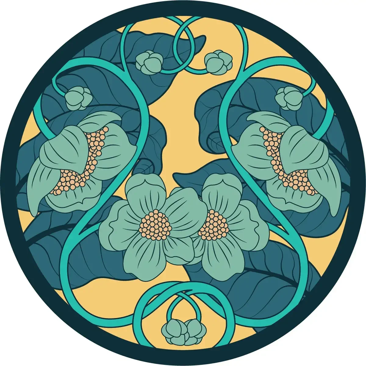 Combinaisons ornementales. Альбом орнаментов в стиле арт нуво