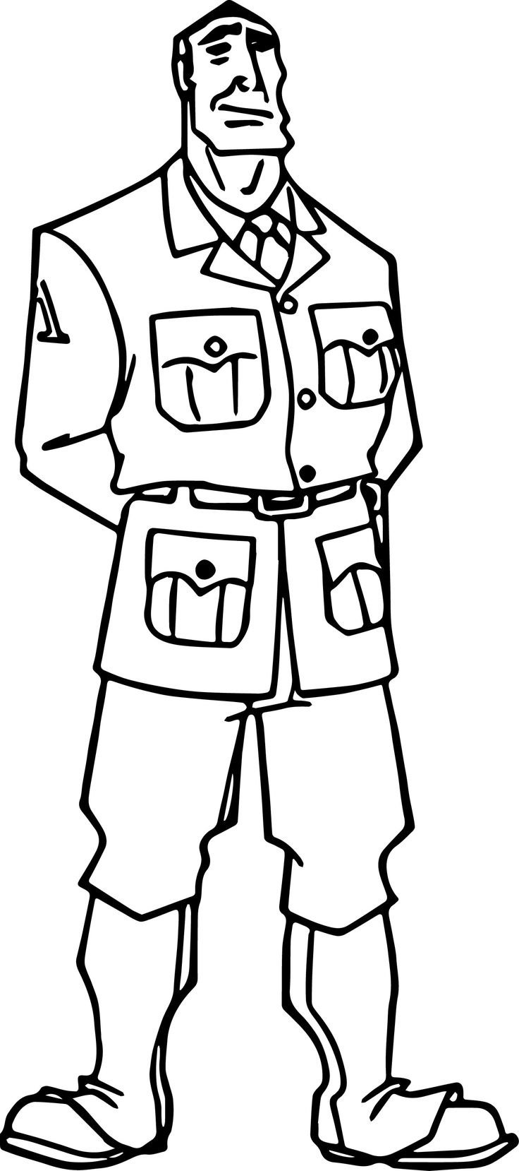 Раскраска Браво старс генерал Гавс