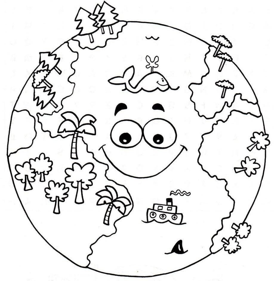 Раскраска защита окружающей среды