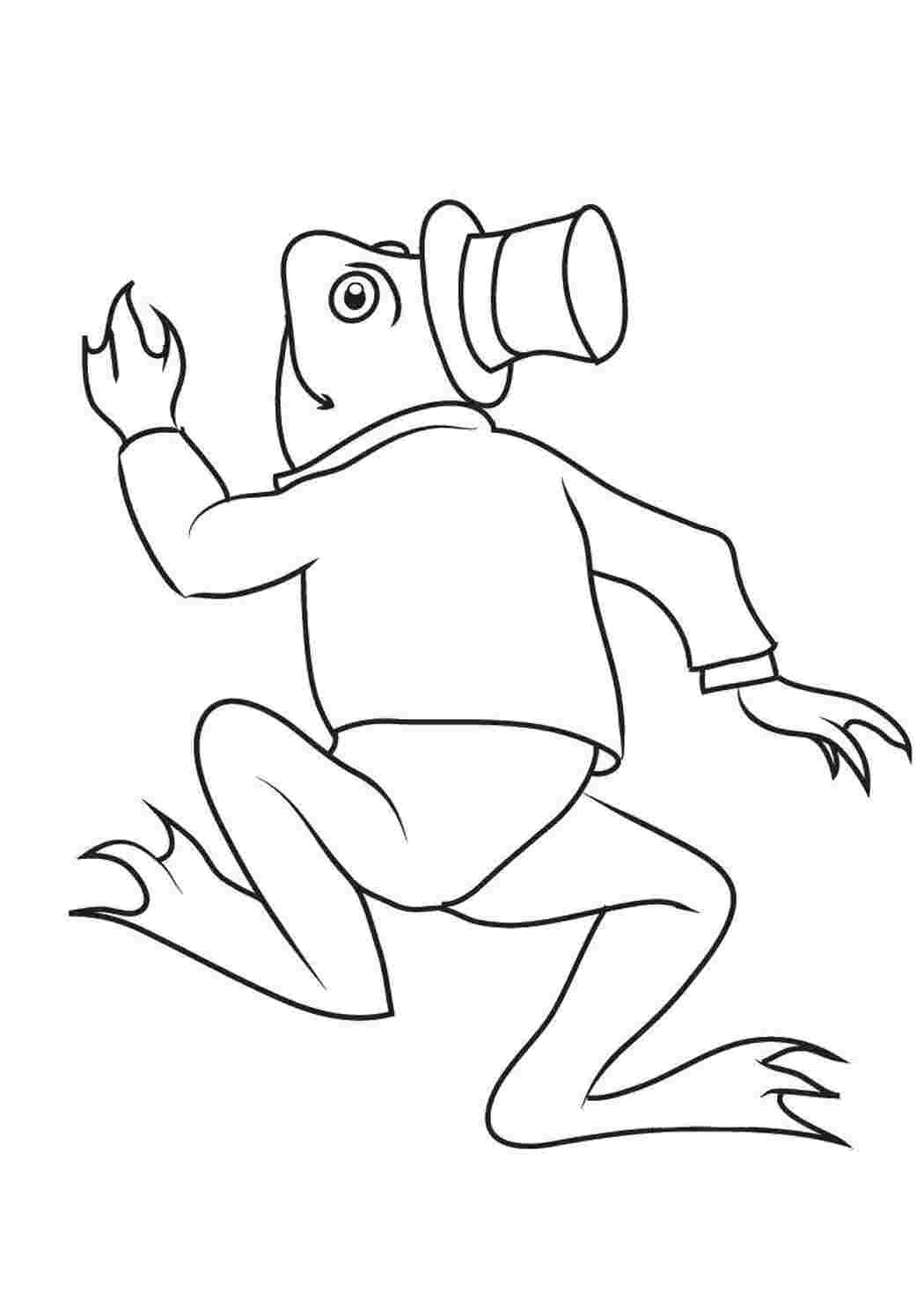 Крейзи фрог раскраска