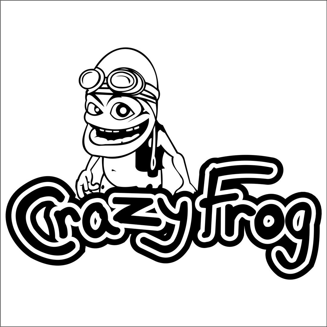 Crazy Frog наклейка