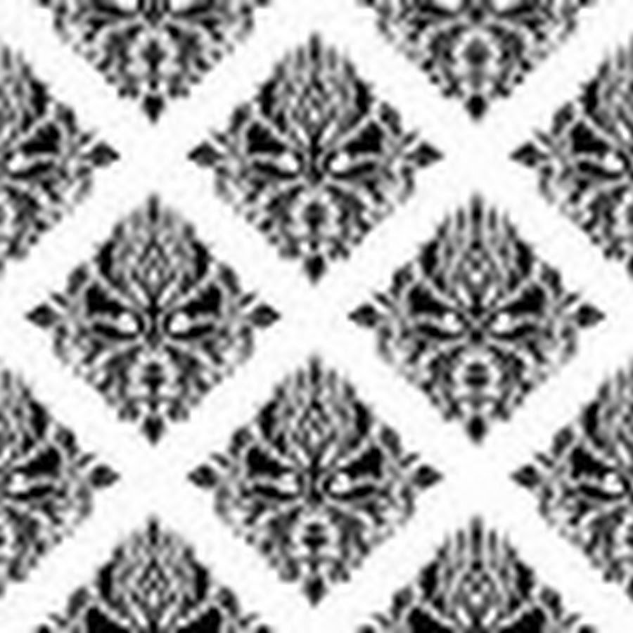 Черно-белый классический узор