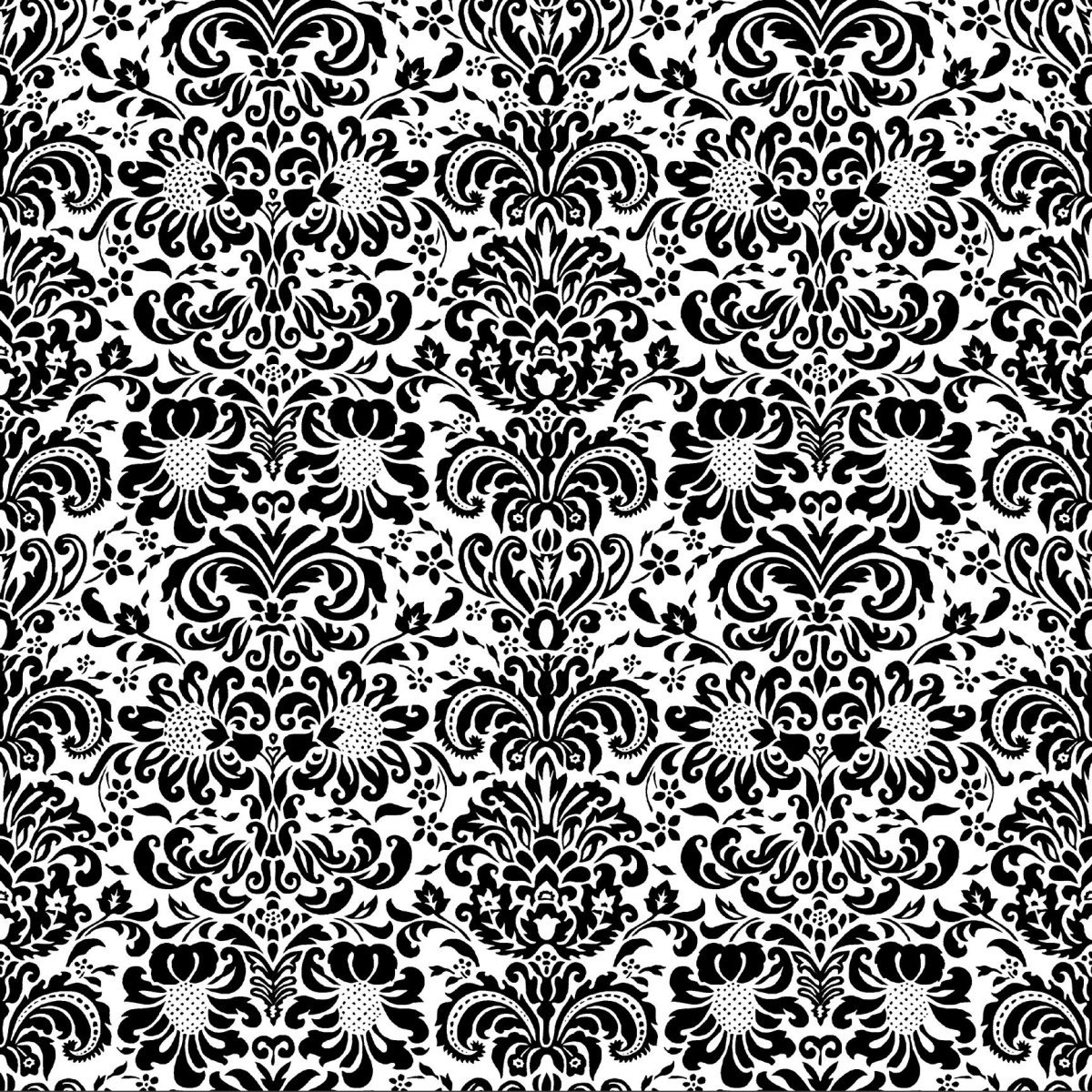 Орнамент черно белый