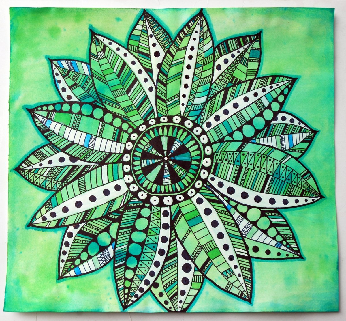 Зентангл клубника