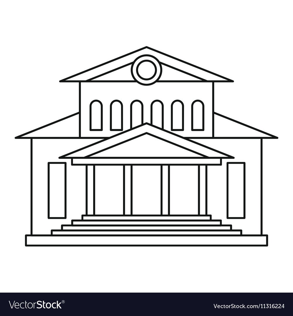 Нарисовать здание театра