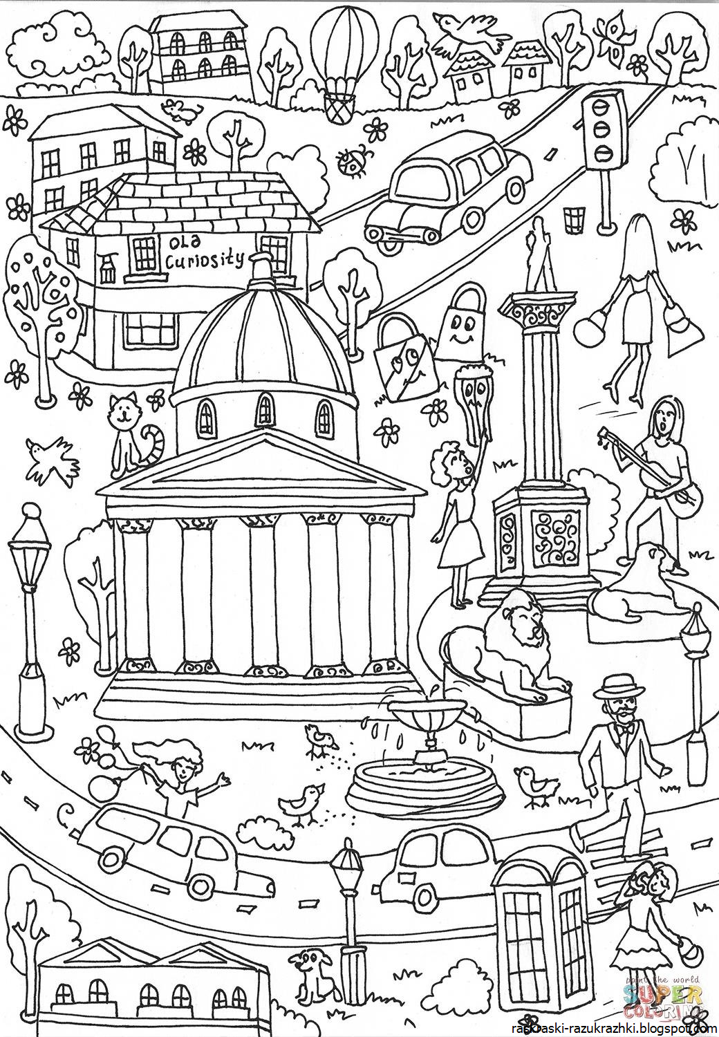 Контур здания театра