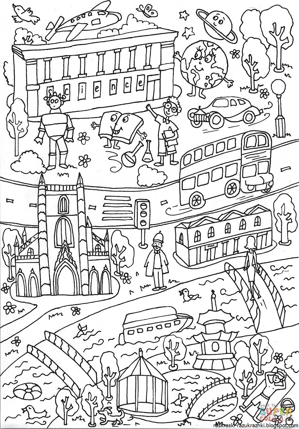 Театр оперы и балета Новосибирск раскраска