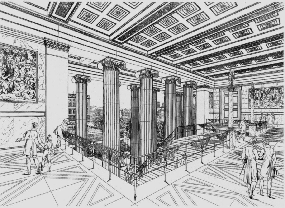 Раскраска музей здание