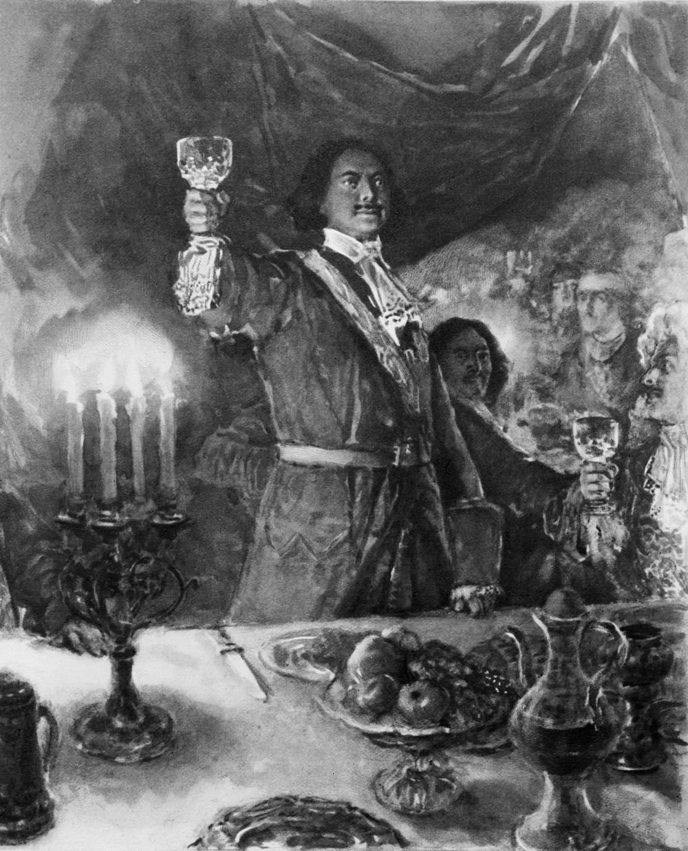 Пир Петра 1 Пушкин