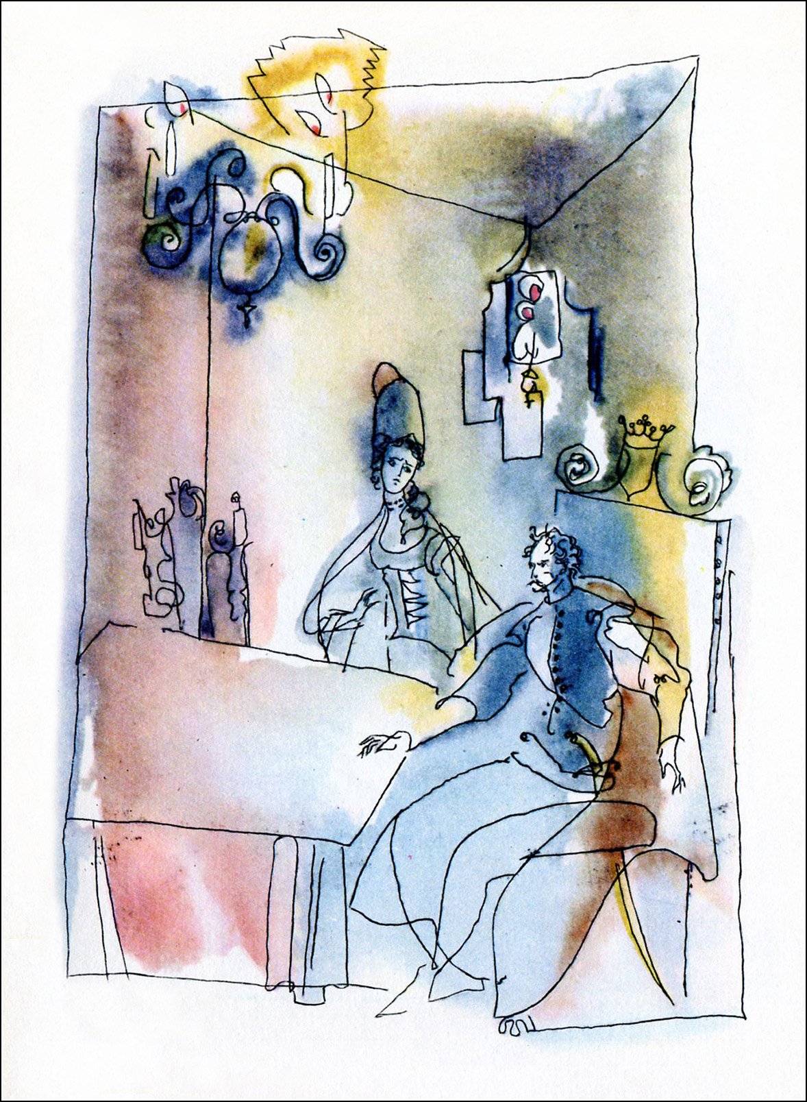 Полтавский бой Пушкин иллюстрации