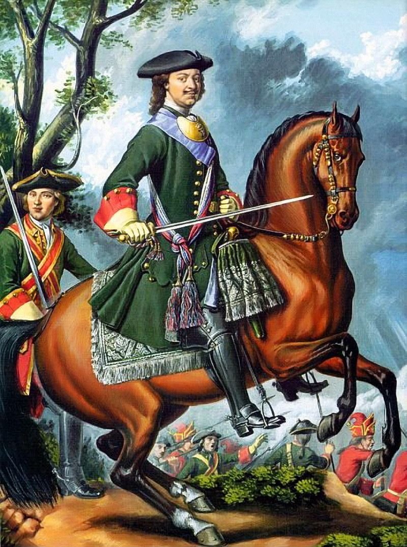 Битва под Полтавой со шведами